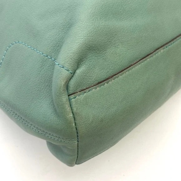 Coach Women's Laser-Cut Signature Aubrey Leigh Slim Leather Tote 17041 - Picture 10 of 14